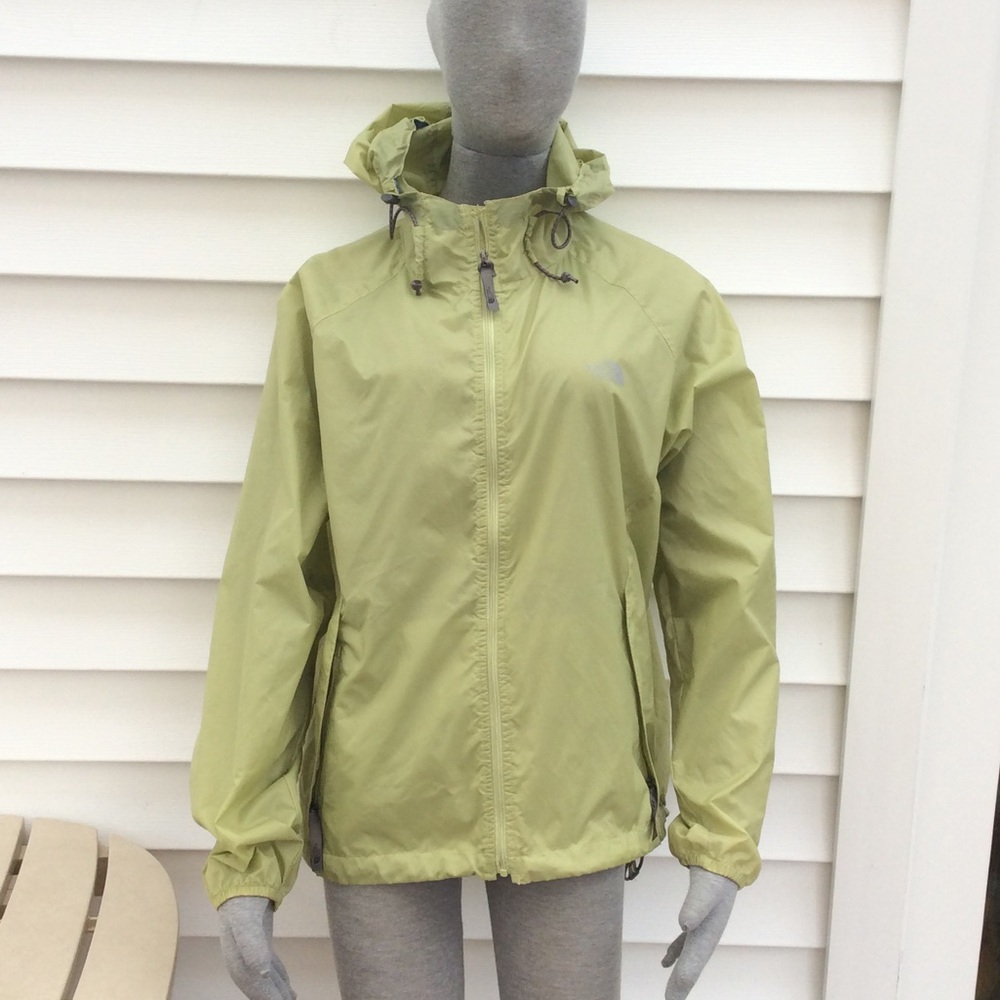The North face hooded rain coat